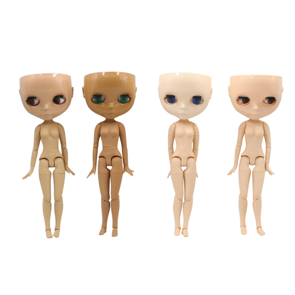 

Free shipping factory rubber and joint body without scalp dedicated for customize Blythes 4 color skin for option no makeup
