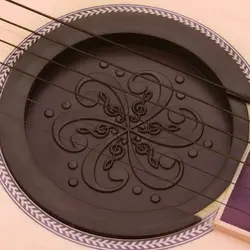 Silicone Acoustic Guitar Soundhole Cover Weak Sound Buffer Plug Guitar Accessory