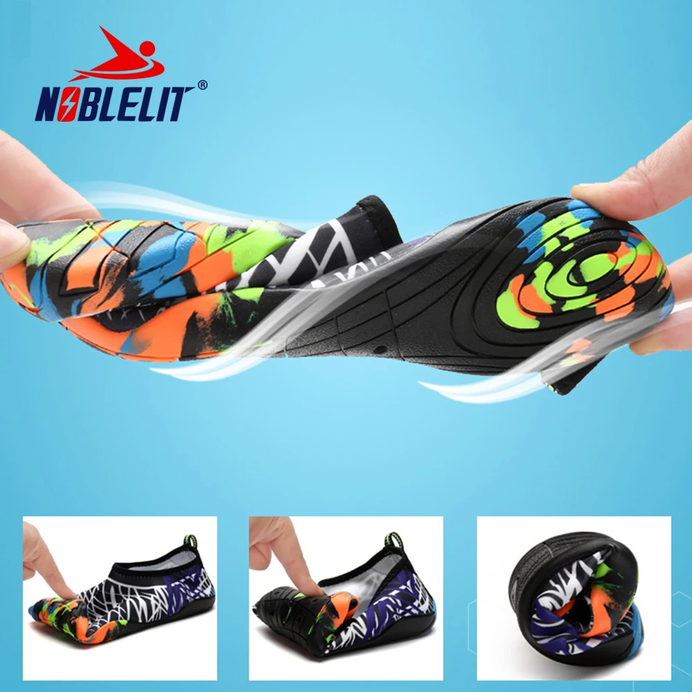 Men Women Beach Barefoot Aqua Socks Sneakers Water Shoes Gym Sports Surfing Diving Swimming Bathing Snorkeling Shoes Kids Adults