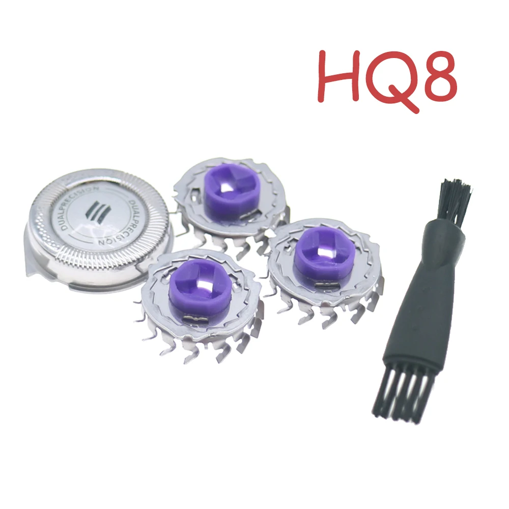 Philips-cabeça de barbear para substituição, 3 peças, norelco, hq3, hq56, hq55, hq44, hq4, hq8, hq64, hq54, hq300, hq6, hq, hp, rq32