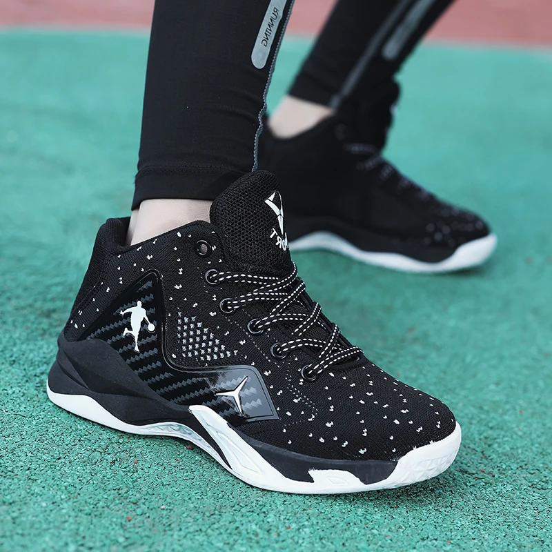Dziecięcy jesienny trener wypoczynek na świeżym powietrzu buty do koszykówki chłopcy wygodne antypoślizgowe buty do koszykówki Zapatillas De Deporte