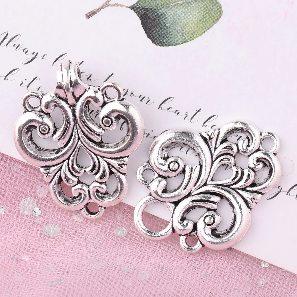 5 Pairs Elegant Swirl Flower Buttons Vintage Chinese Cheongsam Fasteners DIY Cape Sweater Cardigan Clasps Sew On Hooks Eyes Clip