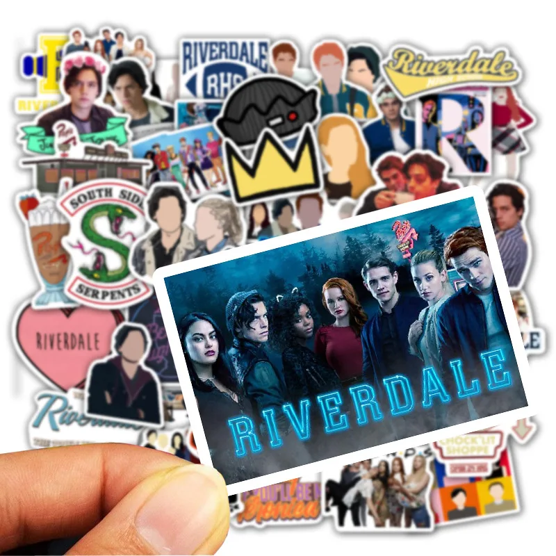 10/30/50PCS TV Series Riverdale Stickers for Laptop Water Bottle Bike Waterproof Graffiti Decals Aesthetic Sticker Kids Toys