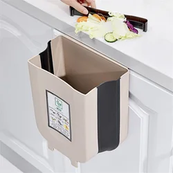 hang kitchen sorting Waste Bins cabinet door wall mounted foldable garbage can vehicle living room garbage storage bin