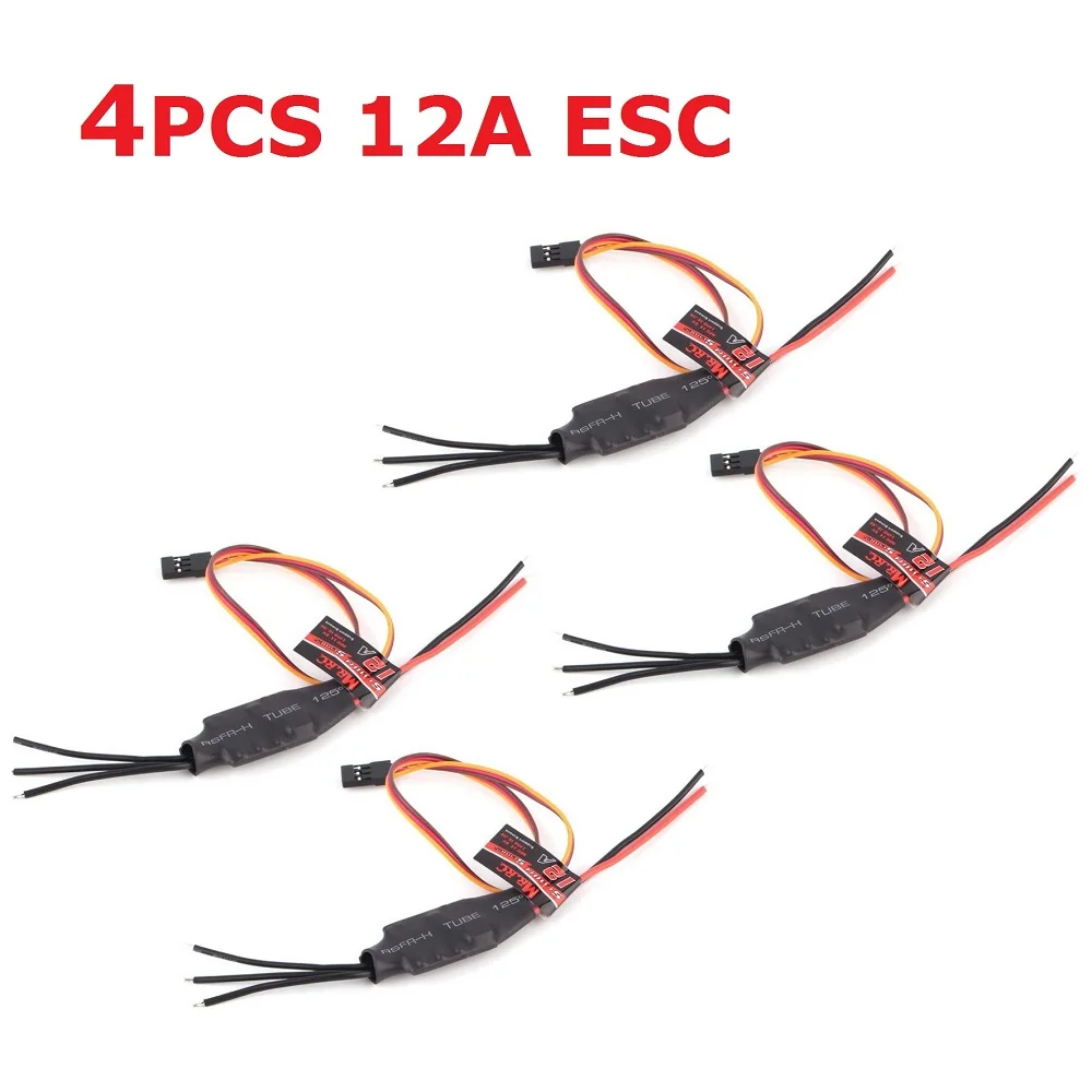 

4pcs MR.RC 12A Speed Controller ESC with SimonK Firmware For FPV QAV250 RC Airplanes Quadcopter Low-Voltage Over-Heat Protection