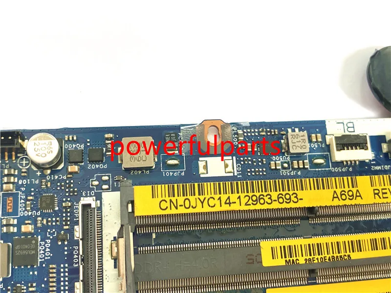 Imagem -04 - para Dell 7566 7446 Laptop Placa-mãe Bcv00 La-d991p 0jyc14 077v33 i5 i7 Cpu Gtx960m 4g Gpu Funcionando Bem