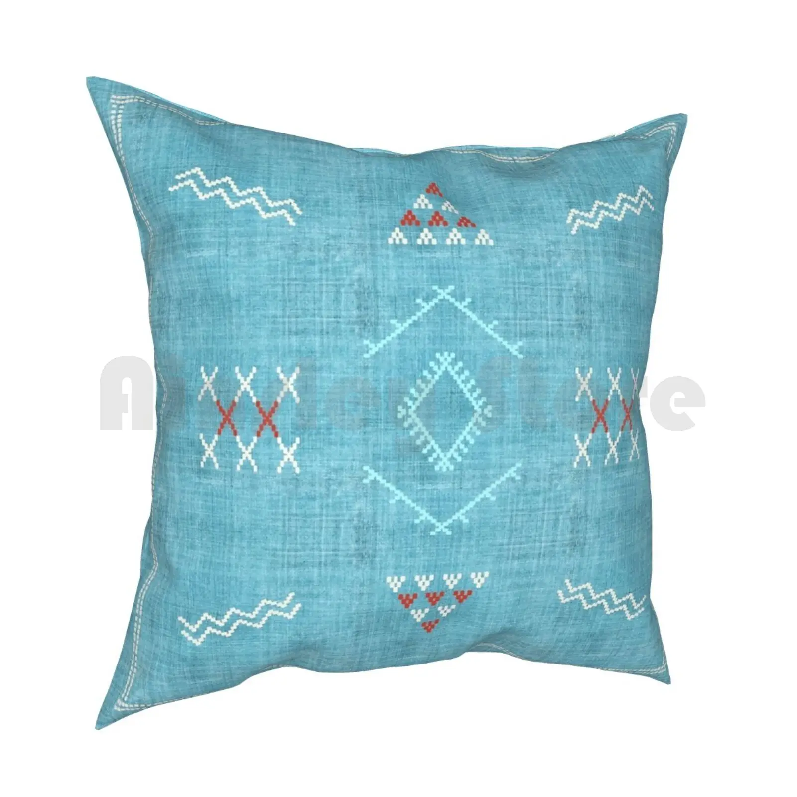 Casablanca Kilim Pillow Case Printed Home Soft Throw Pillow Tribal Pattern Indian Native Boho Cool Ethnic Aztec