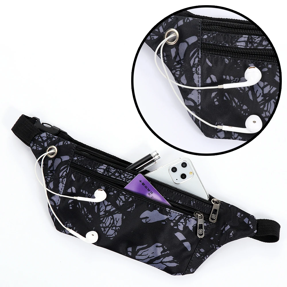 1Pcs Hot Fashion Fanny Pack Travel Sports Phone Bum Bag Money Waist Belt Pouch Ladies Casual Waterproof Chest Pack