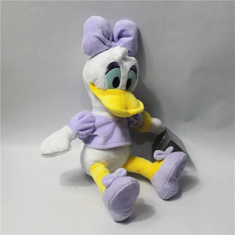 Disney Plush Toys 35cm Donald Duck And Daisy Animal Stuffed Soft Doll Boy Girl Birthday Presents