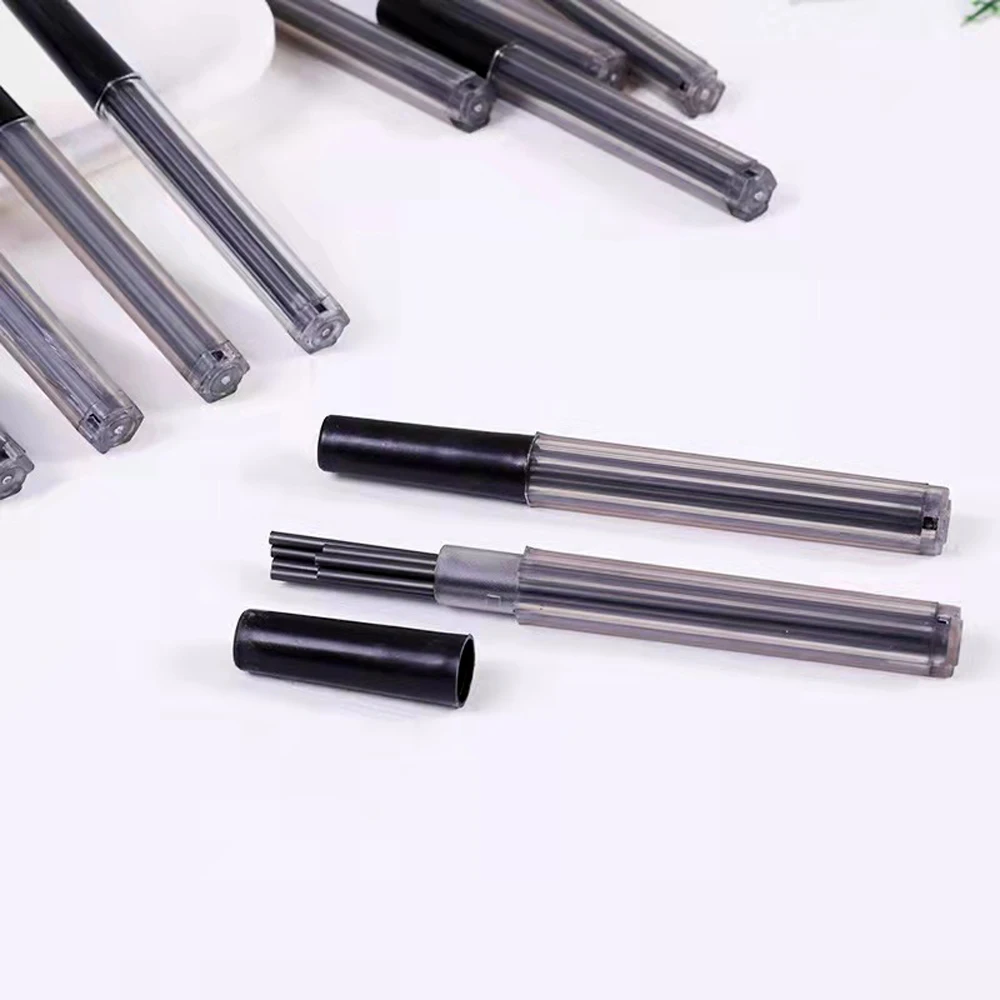 Set di matite meccaniche da 2.0mm matite automatiche 2B con ricariche di piombo colore/nero per disegno di bozze, scrittura, creazione, schizzo artistico