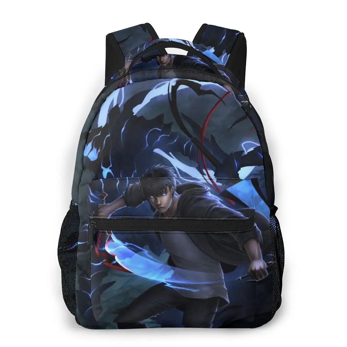 Cool Solo Leveling Backpack for Girls Boys Travel RucksackBackpacks for Teenage school bag