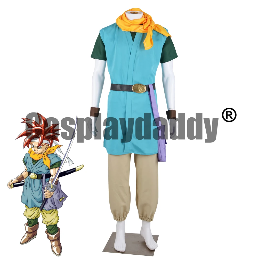 

Chrono Trigger Crono Kurono Chrono Outfit Halloween Game Cosplay Costume F006