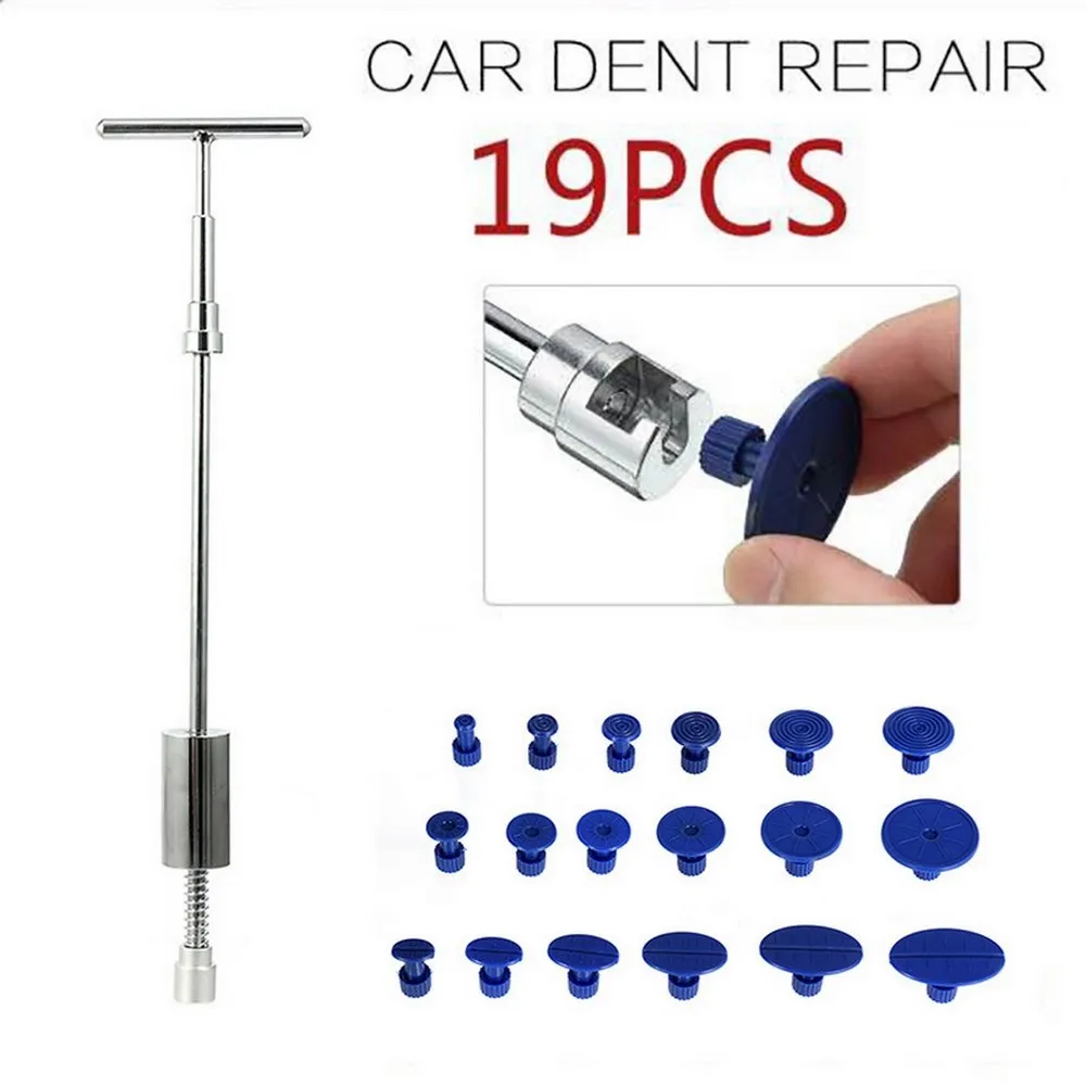 Car Paintless Dent Repair Tools Suction Cup Puller Kit Slide Hammer Reverse Hammer Tool Body Suction Cup Auto Repair Dent Pulle