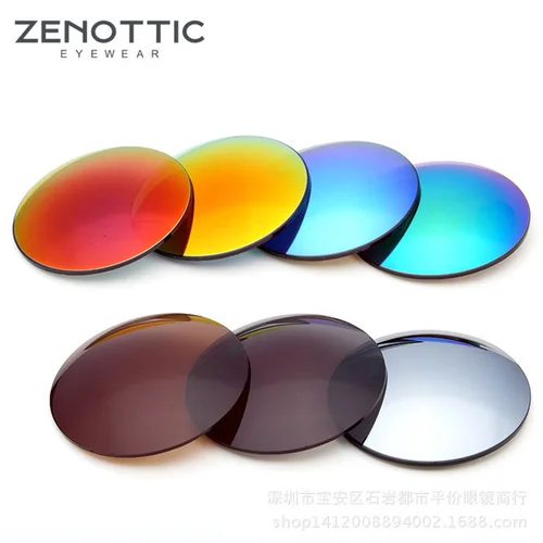 Imagen 1 del producto ZENOTTC CR-39 gafas de sol polarizadas de resina lentes ópticas graduadas para conducir y pescar UV400 gafas de sol antideslumbrantes para miopía lentes