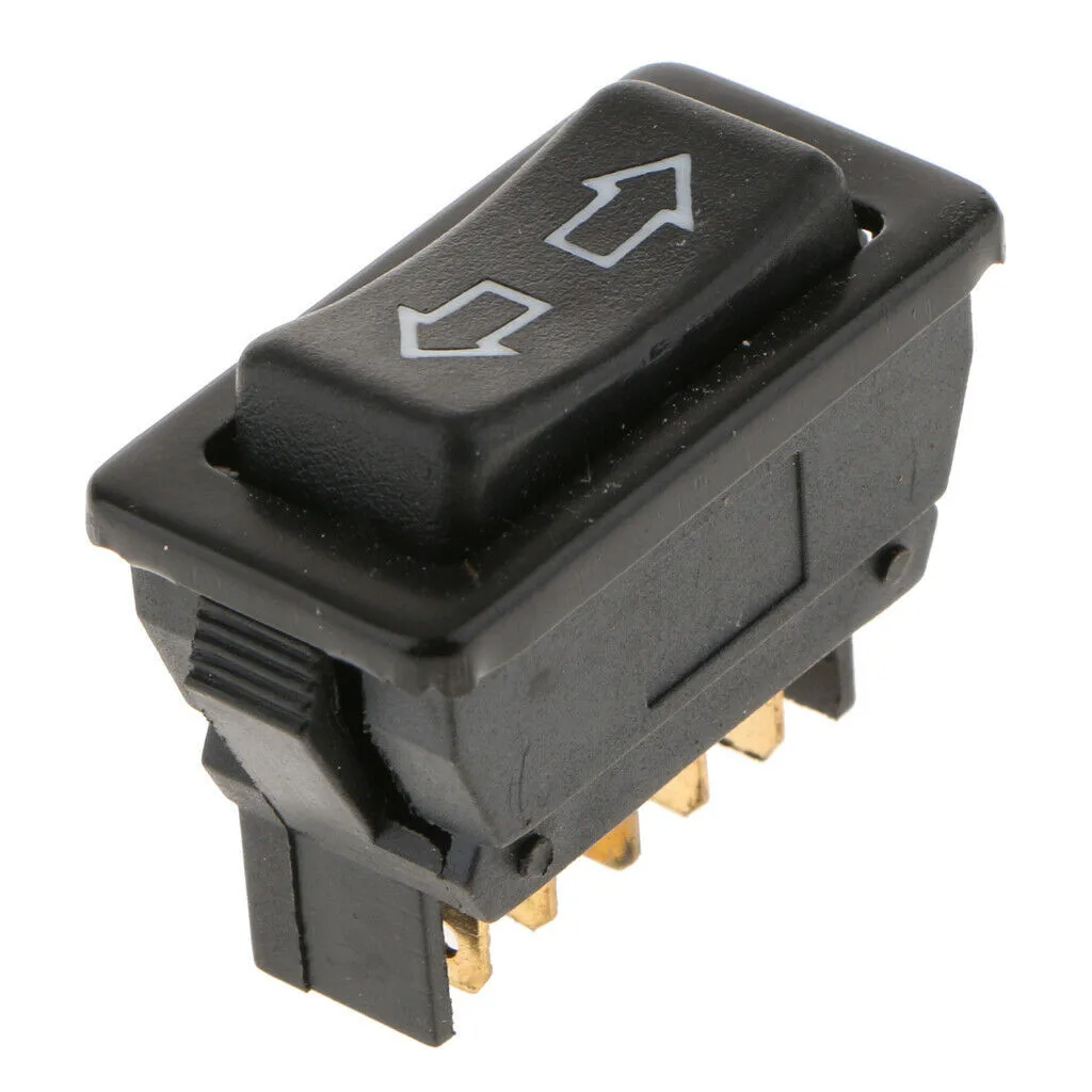 Uniwersalny 12V 20A 2-drożny chwilowy elektryczny przełącznik kołyskowy szyby w górę w dół samochodowy samochodowy antena Push Fit 1/2 szt.