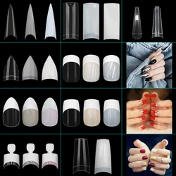 Faux ongles Stiletto, French Ballerina, Coffin, Round, Square, Nail Tips, Manucure, Hot, 100 Pcs, 200 Pcs, 500Pcs