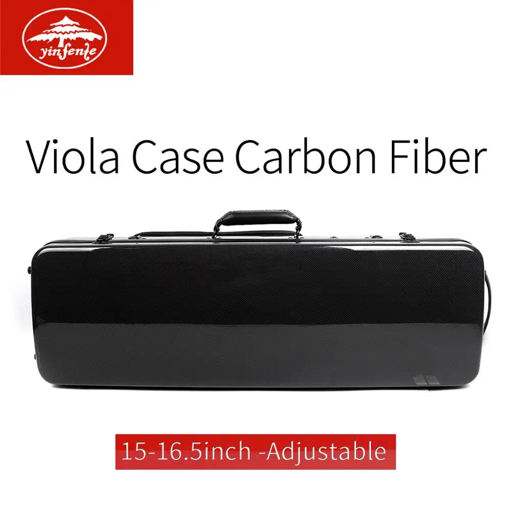 Yinfente Advanced 15in-16.5in Viola Hard case Carbon Fiber Oblong Case Strong Light