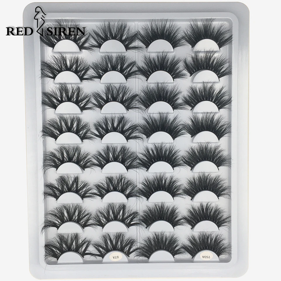 16 Pairs 25mm 3d mink Lashes Dramatic Long Volume Fake Lashes Makeup Eyelash Extension 100% Mink Eyelashes Wholesale Eye Lashes