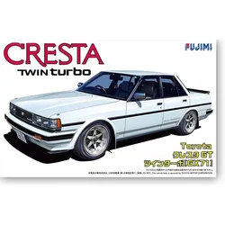 1/24 Fujimi Plastic Assembled Car Model Toy Cresta GT Twin Turbo GX71 Static Model DIY Model Kit #03884