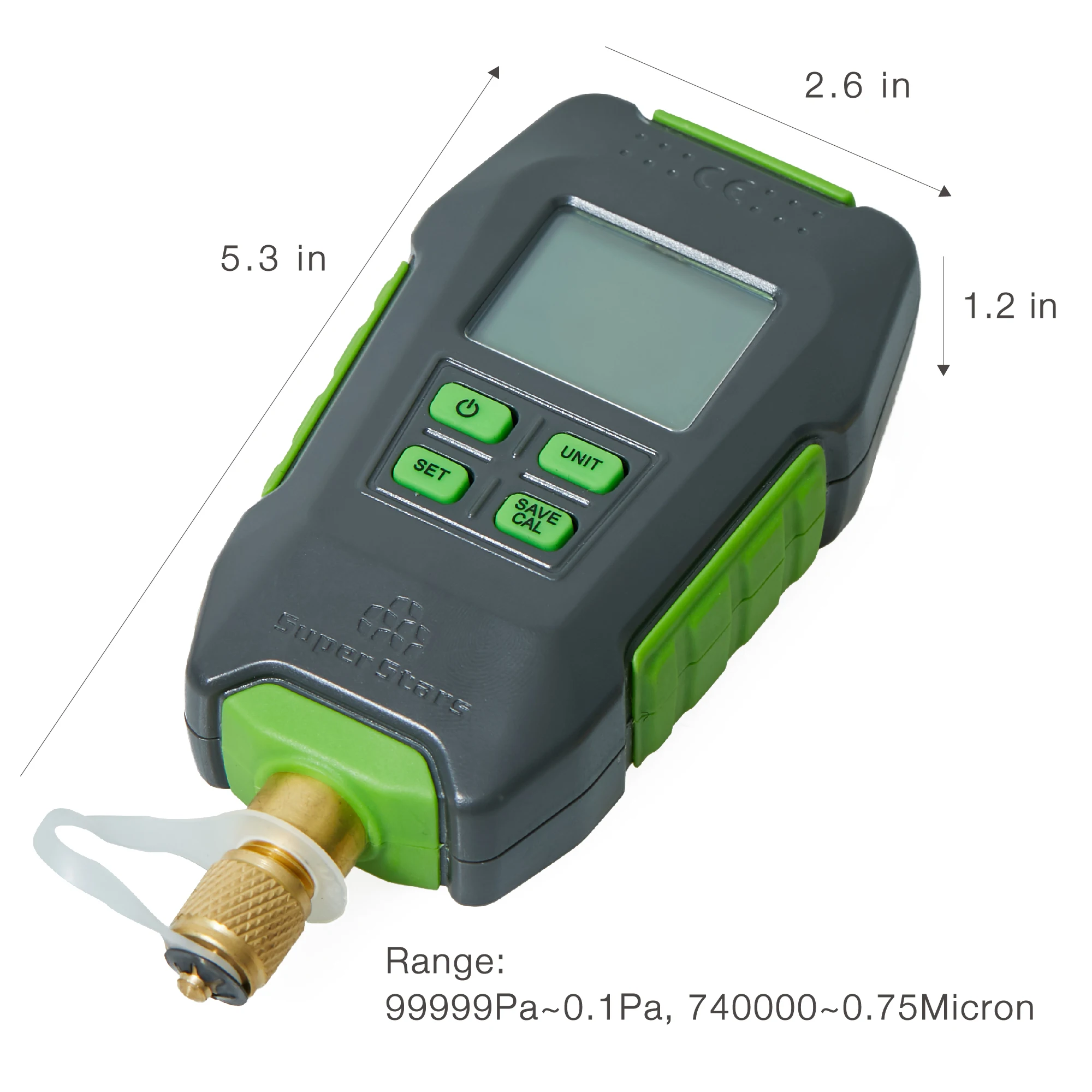 DSZH-Medidor de vacío Digital ST-VG90, pantalla electrónica de alta precisión, Contador de presión