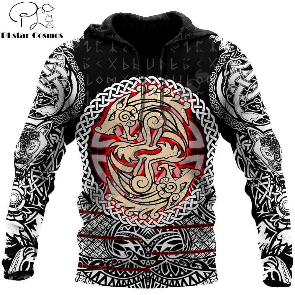 

Fenrir Wolf Tattoo 3D All Over Printed Mens autumn Hoodie Harajuku Unisex Casual Pullover Streetwear Jacket Tracksuits DK147