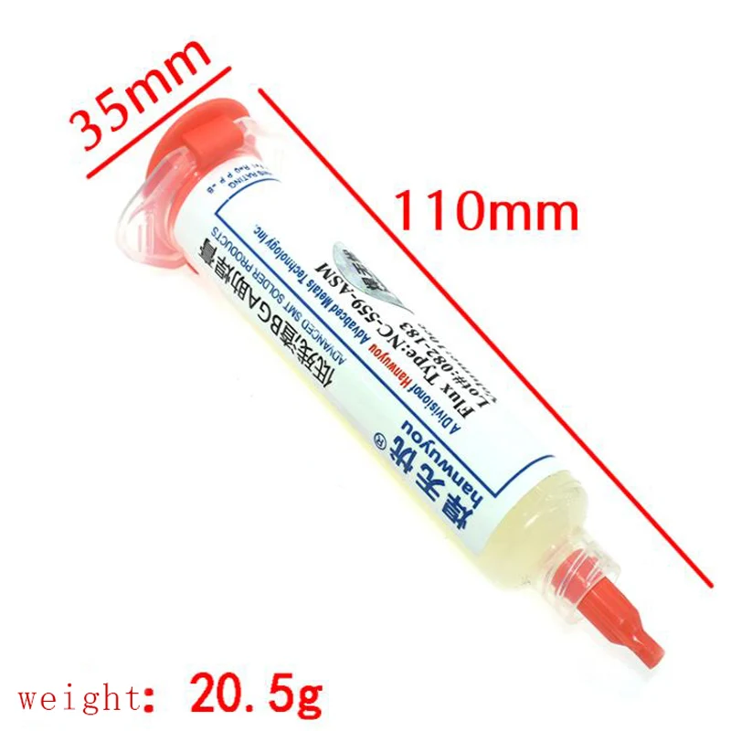 Pâte à souder NC-559-ASM BGA PCB, pas de nettoyage, soudure avancée, Flux d\'huile, graisse, 10cc, réparation de soudure pour les modules