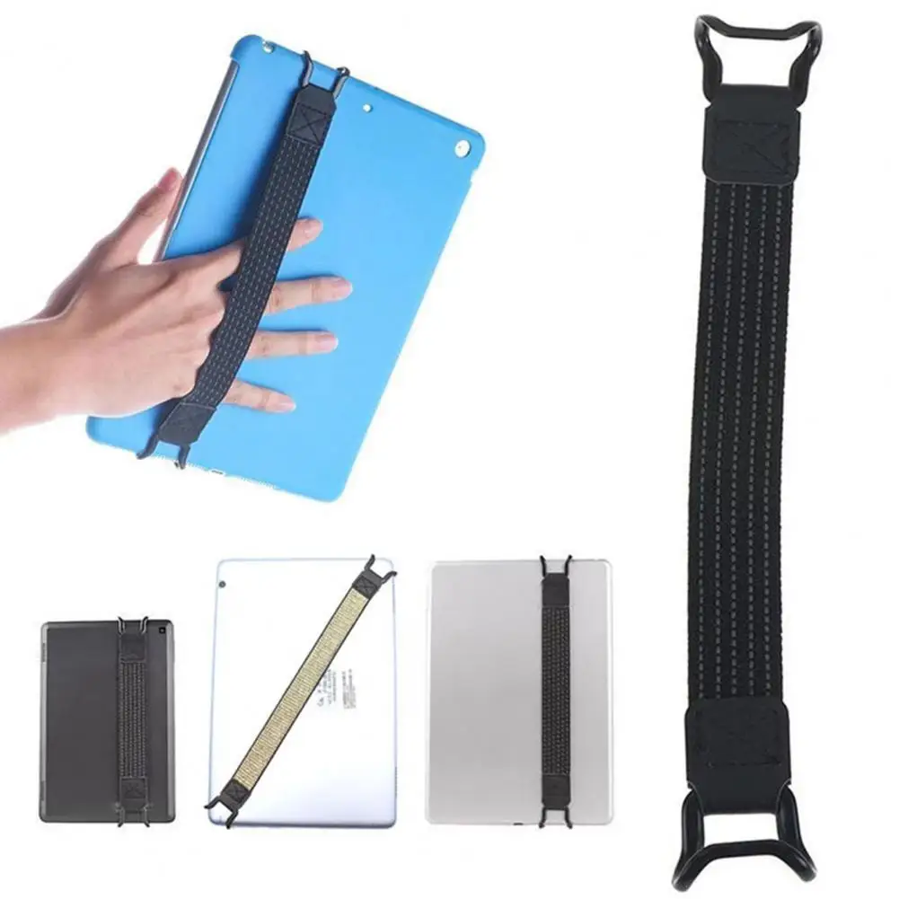 Lightweight  Creative Elastic Tablet Holder Lanyard Black Hand Strap Holder Anti-lost   for Cell Phone