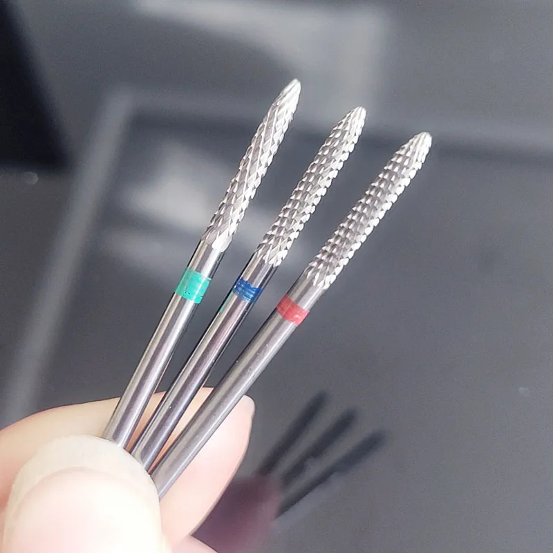 1pcs  Pro carbide Nail Drill Bits Nail Art Electric Drill Machine Files Nail Art Tools cut and polish bottom of nail