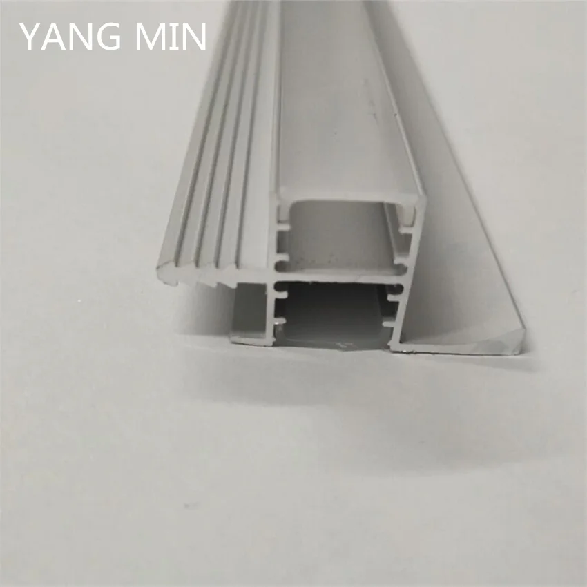 

YANGMIN Free Shipping 1M/PCS aluminium bracket for aluminium profiles indoor profile channel with milky white cover