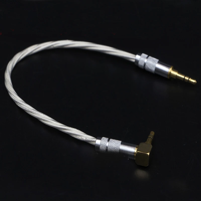 2M hifi cable Stereo Audio 3.5mm to 3.5mm Male 3 Line In Car Aux Cable Headphone Amplifier