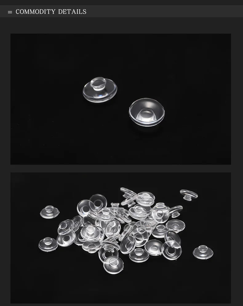25 Paar Silikon-Brillen-Nasenpads – runder aufsteckbarer Stil, rutschfest für Metall-, Kunststoff- und randlose Rahmen CY027 – Detail 3