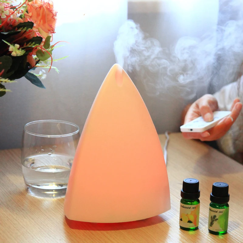 Ultrasonic Household Aroma Diffuser Humidifier DC24V Creative Essential Oil Diffuser Remote Control For Home Colorful Light