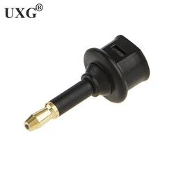 Toslink Plug To 3.5mm Mini Digital Optical Cable Adapter Male To SPDIF Standard Port Hi-Fi Audio Connector For VR Mac TV