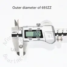 Miniature Chrome Steel Ball Bearings 693ZZ #5