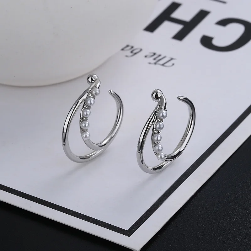 1 PCS 925 Silver Needle Ear Cuff Women Clip Earrings No Piercing Earings Without Hole Jewelry Prevent Allergy Wholesale