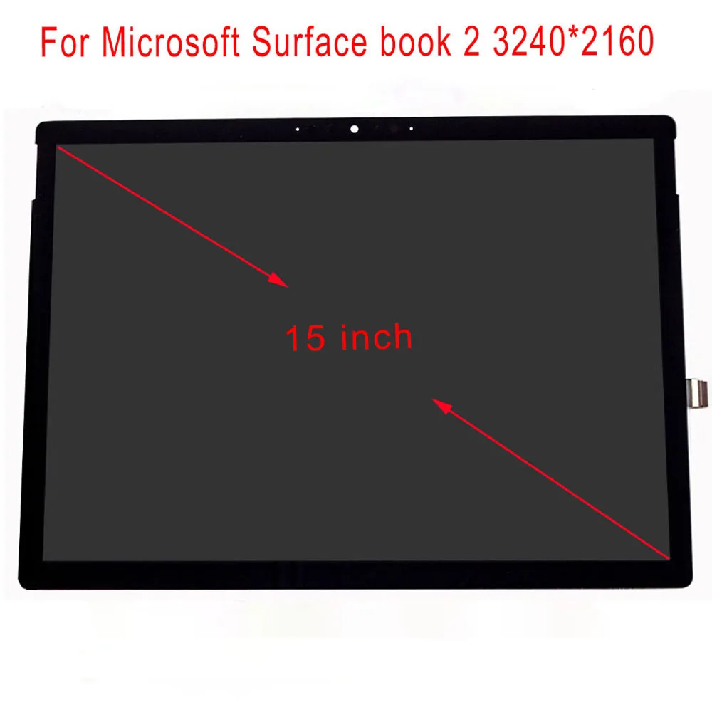 15 "LCD dla Microsoft Surface Book 2 3 Book2 Book3 wyświetlacz LCD ekran dotykowy Digitizer zgromadzenie LP150QD1-SPA1 1793 wymiana