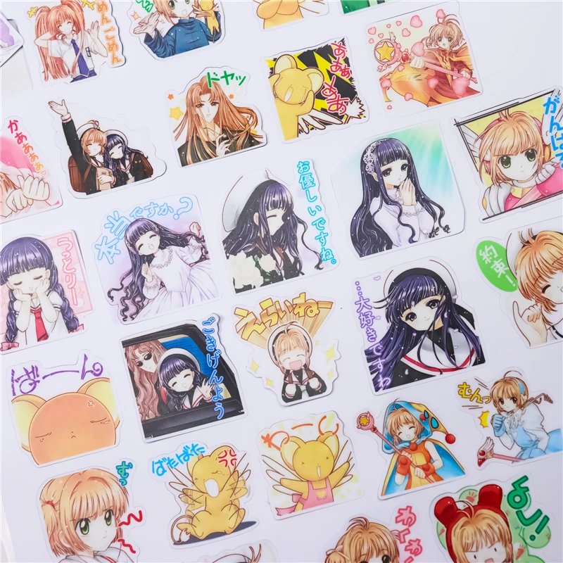 37pcs Creative Kawaii Cute Cartoon Anime Girls Scrapbooking Stickers /Decorative /DIY Craft Photo Albums/Children