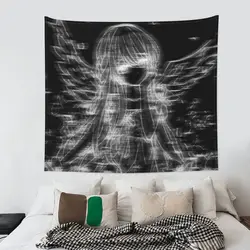 Goth Anime Aesthetic Tapestry Hippie Fabric Wall Hanging Wall Decor Curtain Witchcraft Blanket