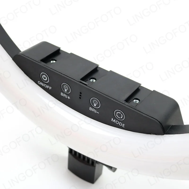 Anillo de luz de 18 pulgadas para selfi, accesorio con 3 soportes para teléfono, pantalla táctil, Control remoto para vídeo, maquillaje, Youtube, transmisión en vivo, UC9953a