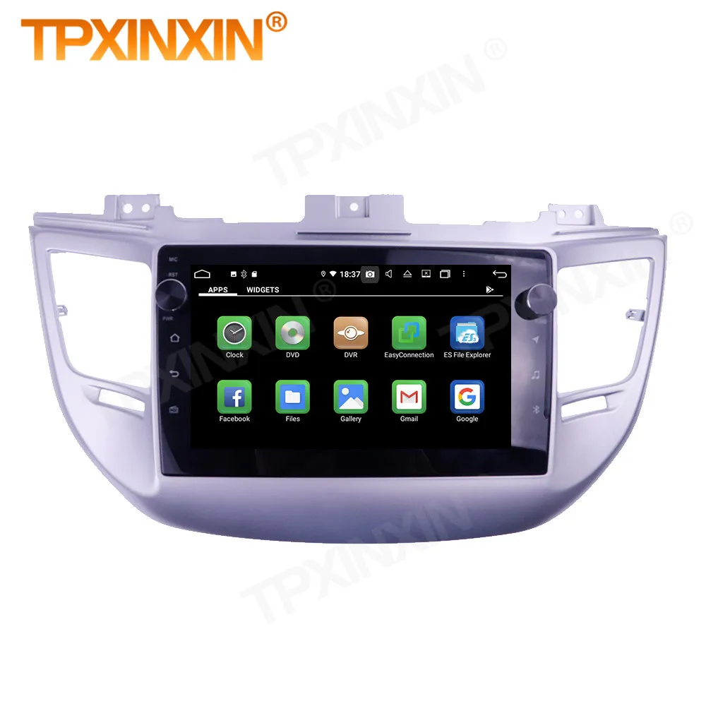 Automotive Central Multimedia 2 Din Android Screen For Hyundai Tucson 2014-2018 Car Radio With Bluetooth Stereo Receiver Player