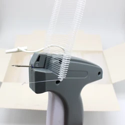 1pcs Tag Gun Fine Fabric Kit Pistol tool + 12mm T-end Tag Pins tagging pairing washing barbs fastener