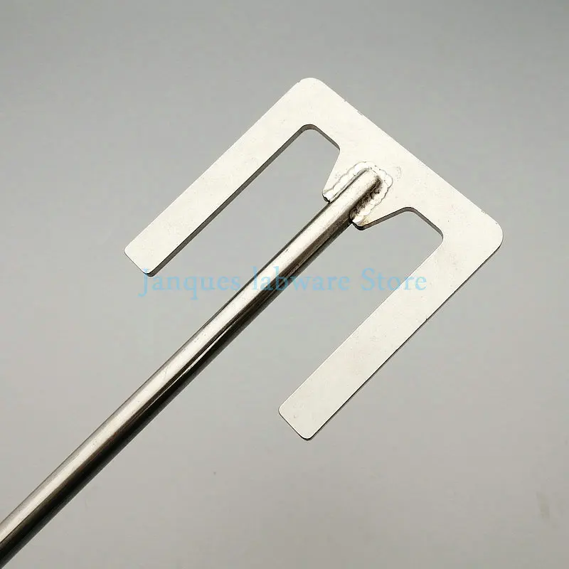 1pc stainless steel E-type blade paddle with leaf-width 40mm or 120mm stirrer impeller paddle with rod,Used in lab mixing tools