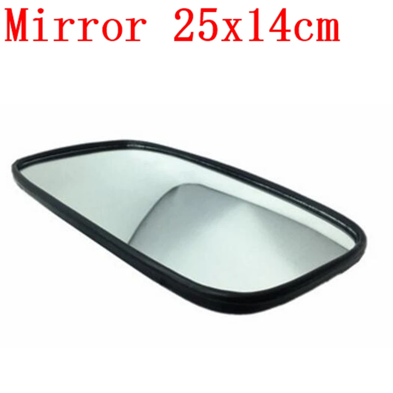 Forklift Car Truck Front Wheel Mirror Side Mirror Blind Spot Rearview Mirror 25x14cm