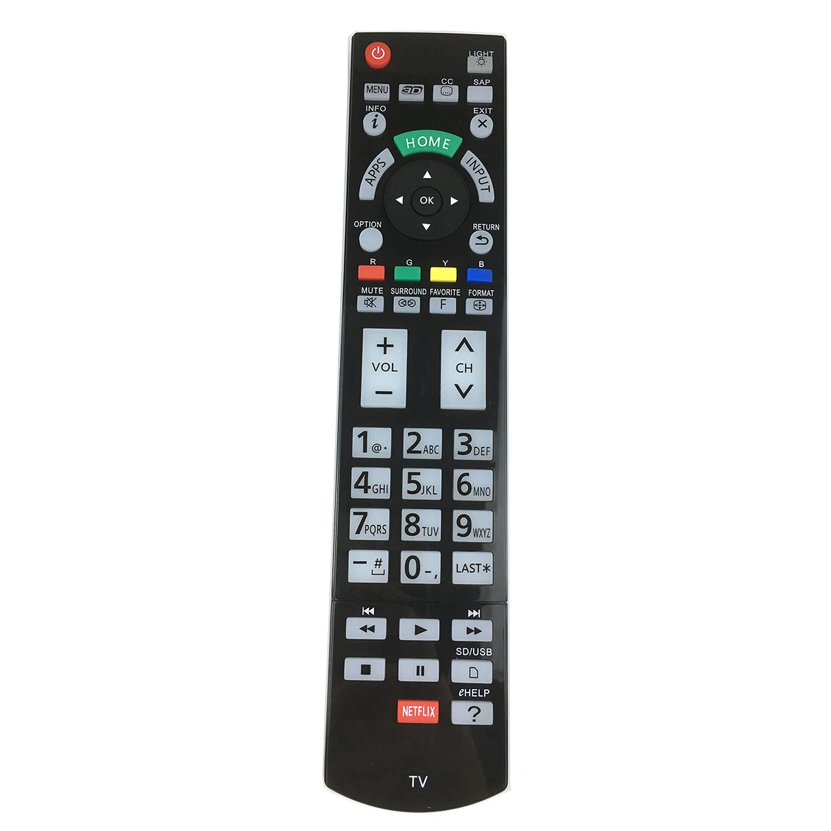 New Remote Control For Panasonic N2QAYB000703 N2QAYB000862 N2QAYB000927 N2QAYB000746 N2QAYB000854 LED TV