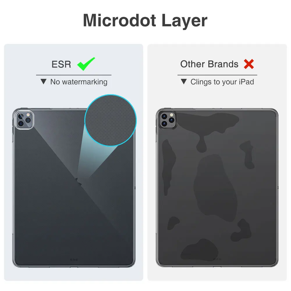 Esr capa para ipad pro 2020, capa 11 12.9 polegadas, capa ultra fina para ipad pro 12.9, capa 2020 11 polegadas para ipad air 4 2020
