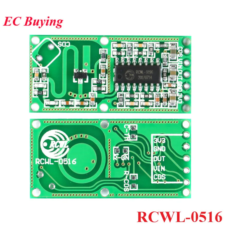 HB100 Microwave Doppler Radar Sensor CDM324 10.525GHz 24G Induction Switch Module For Arduino Wireless Motion Detector RCWL-0516