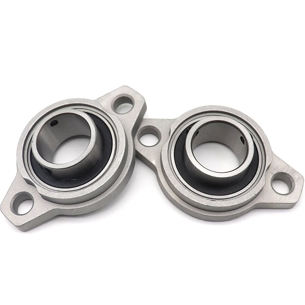 4pcs Zinc Alloy Diameter 8mm to 30mm Bore Ball Bearing Pillow Block Mounted Support KFL08 KFL000 KFL001 KP08 KP000 KP001 KP002