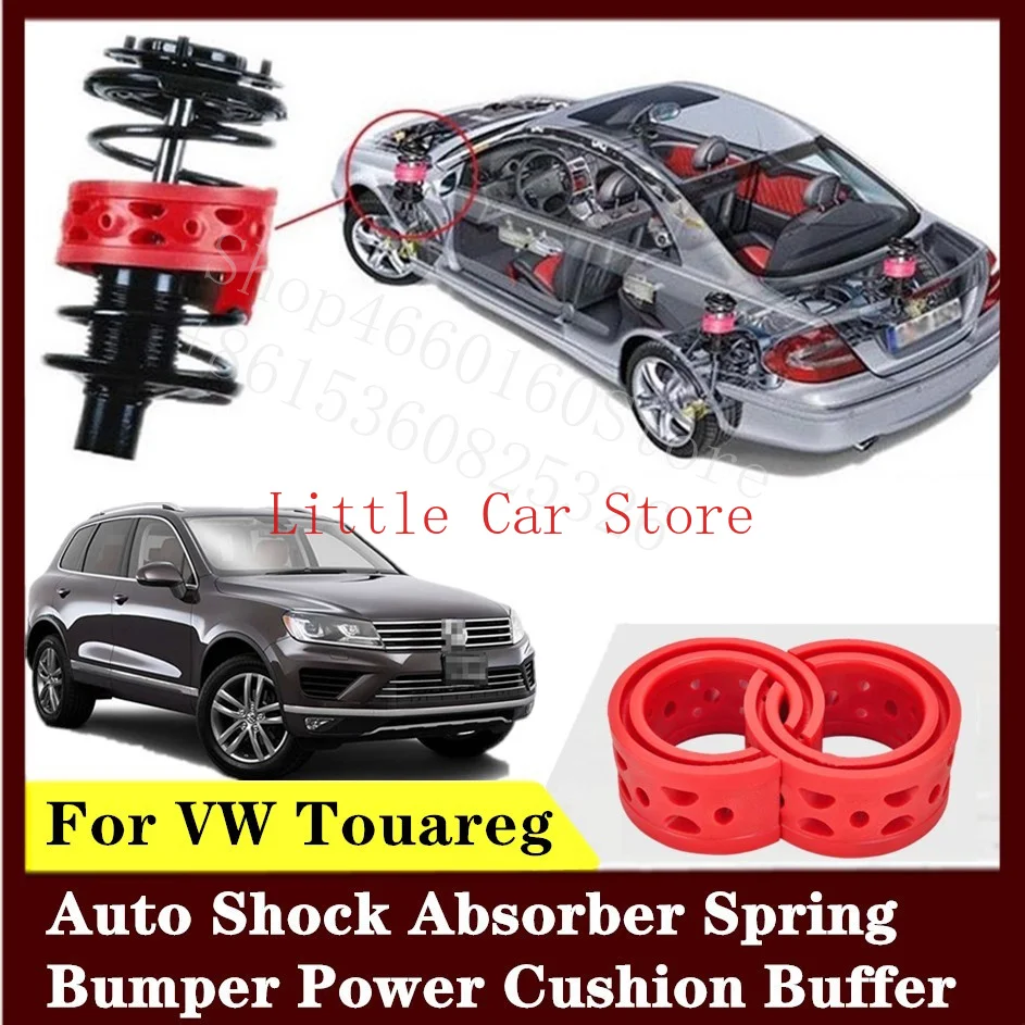 

2PCS Front Suspension Shock Bumper Spring Coil Cushion Buffer For Volkswagen Touareg