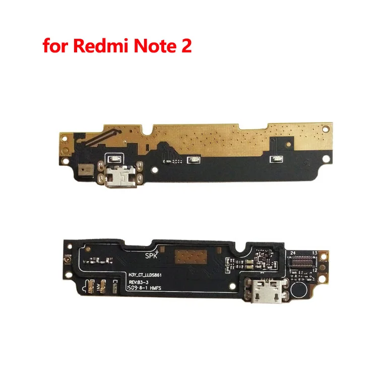 For Xiaomi Redmi Note 2 Replacement Repair Parts Microphone Module+USB Charging Port Board Flex Cable Connector