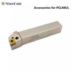 Accessories CN-P1203 Pad;GGX0514;DPX0606 Shim;NLJ0820 Screw DPX0803 Lathe Tools Carbide Turning Holder For PCLNR/L Nicecutt